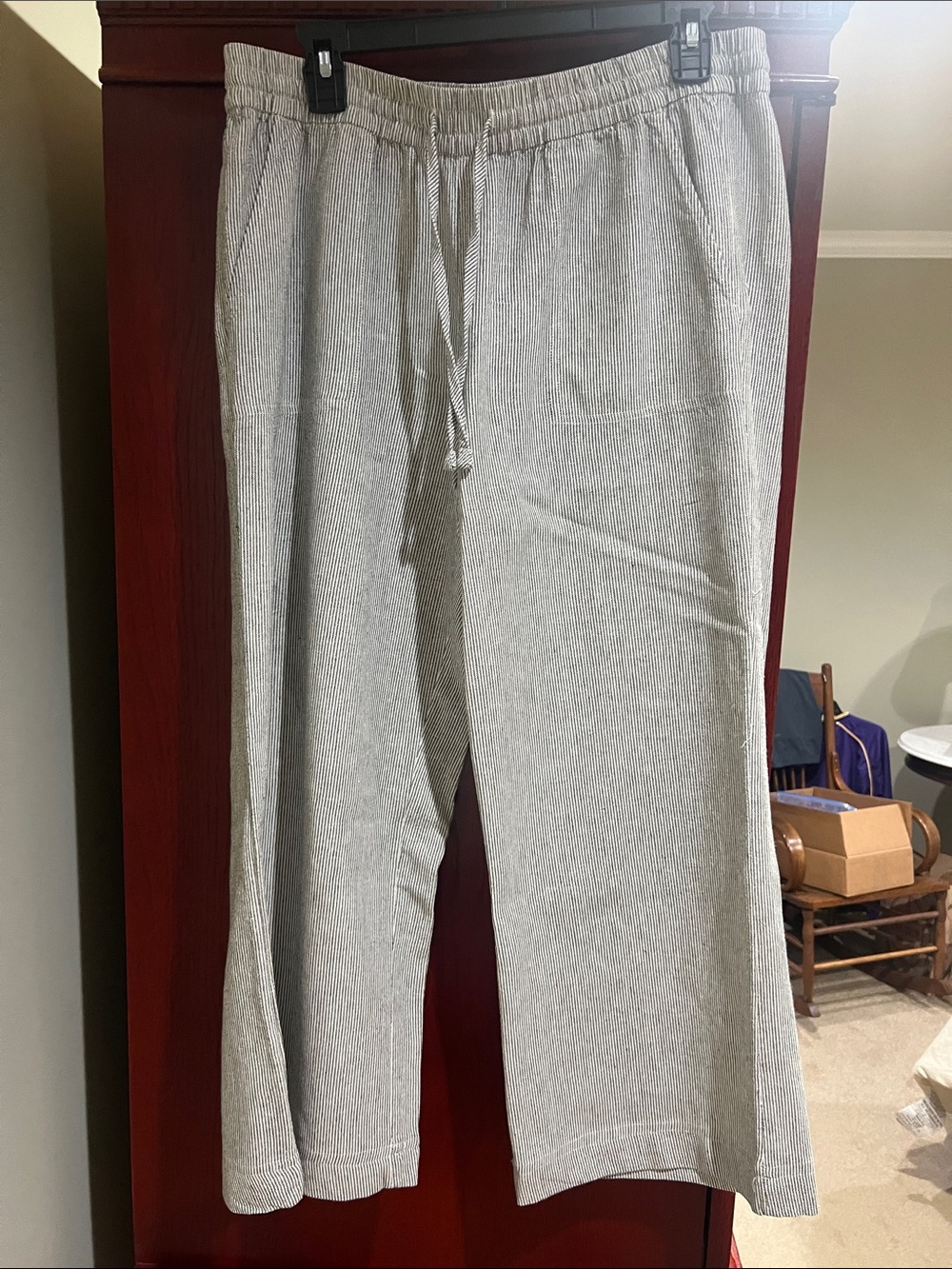 Caslon Light Gray Pull-On  Drawstring pants